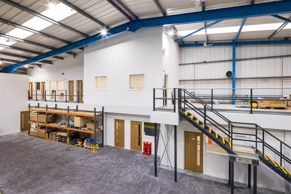 Hệ thống sàn Mezzanine dành cho văn phòng ở trong kho xưởng